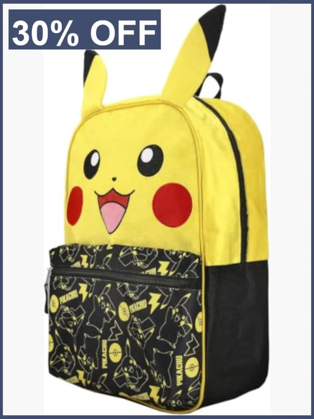 Pokemon Pikachu Kids Backpack with Ears - 16